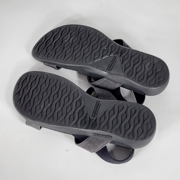 Merrell Black Sandals with Memory Foam #752 Size 9 - Picture 9 of 11
